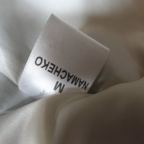 Namacheko Mens Jacket Medium Brown Caban Coat - Picture 9 of 14